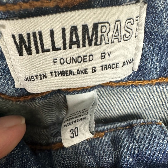 William Rast Blue A-line Mini Skirt Casual Midtown Revenge size 30 - Picture 3 of 7